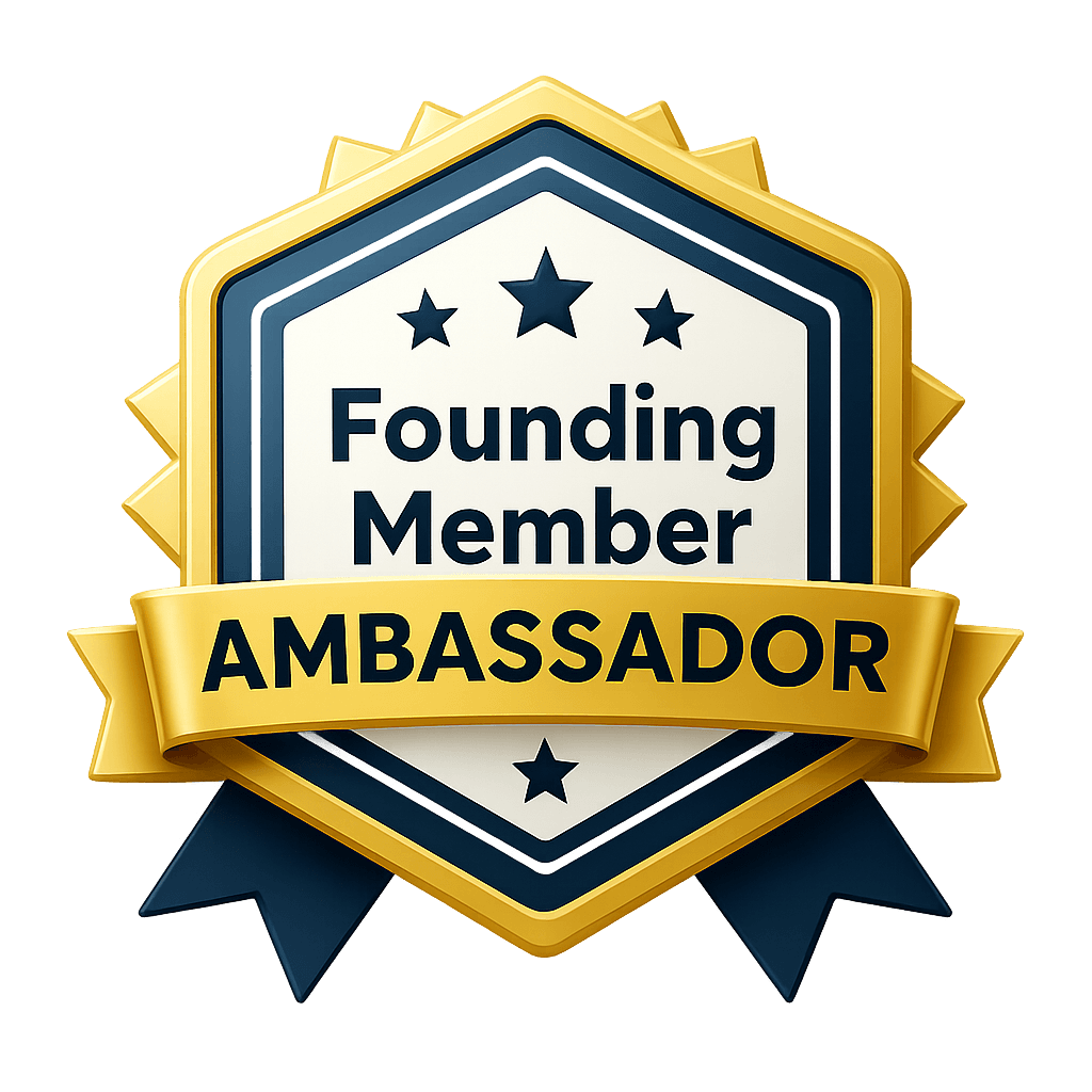 Exclusive Founding Ambassador badge